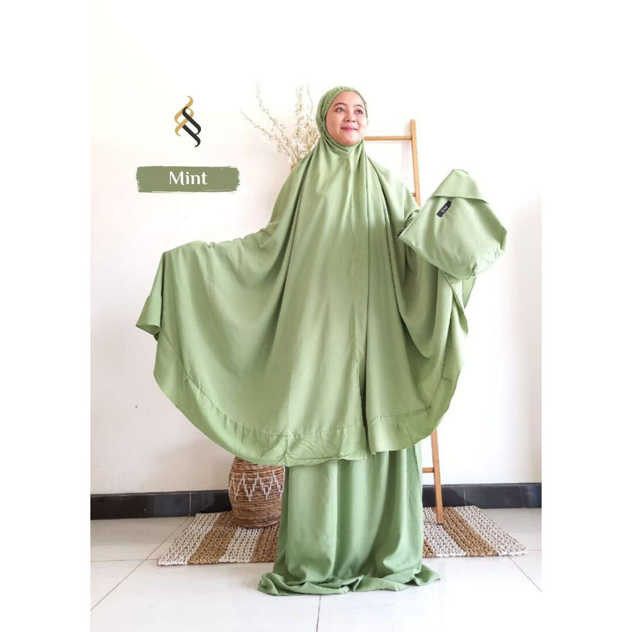 Mukena Carissa Mint