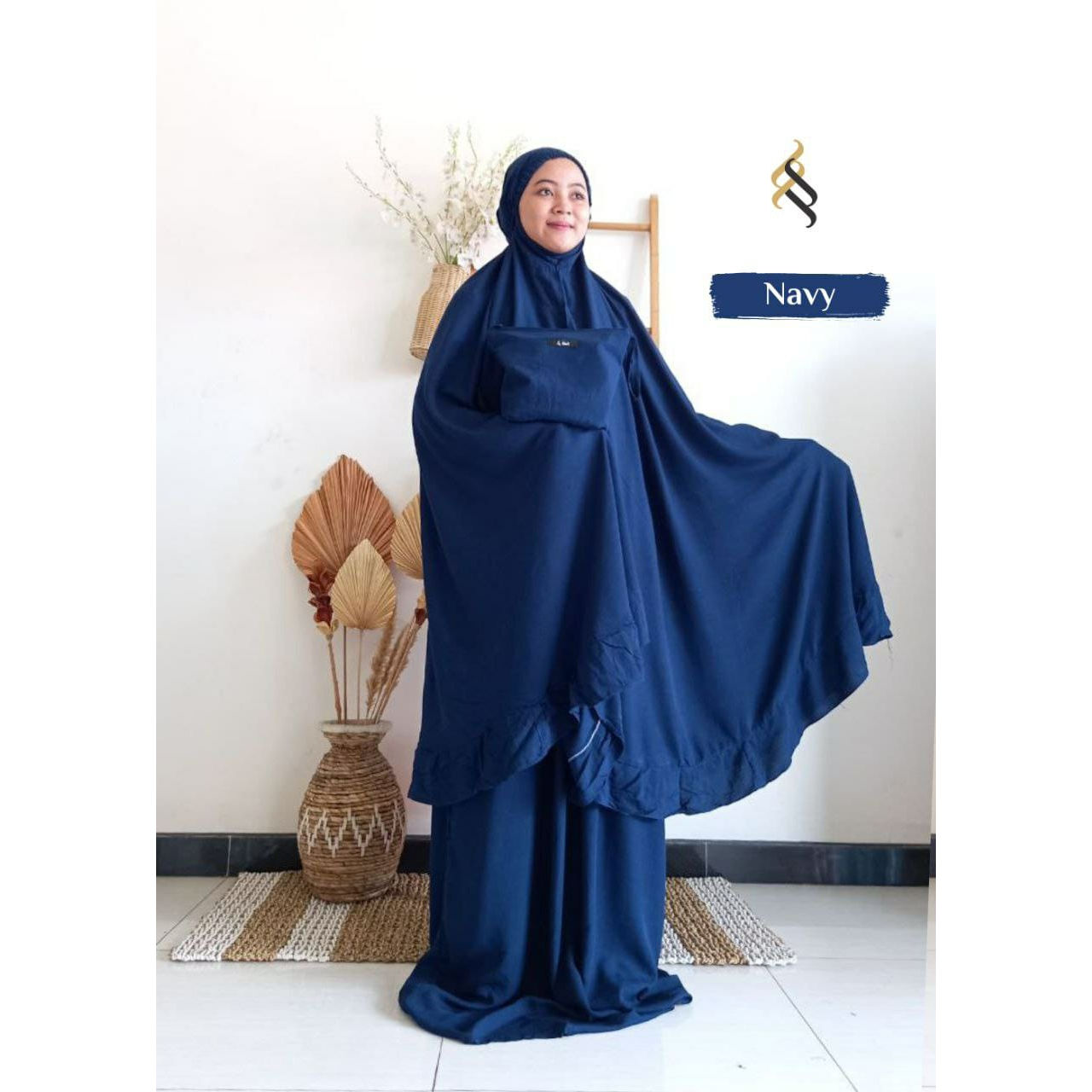 Mukena Carissa Navy