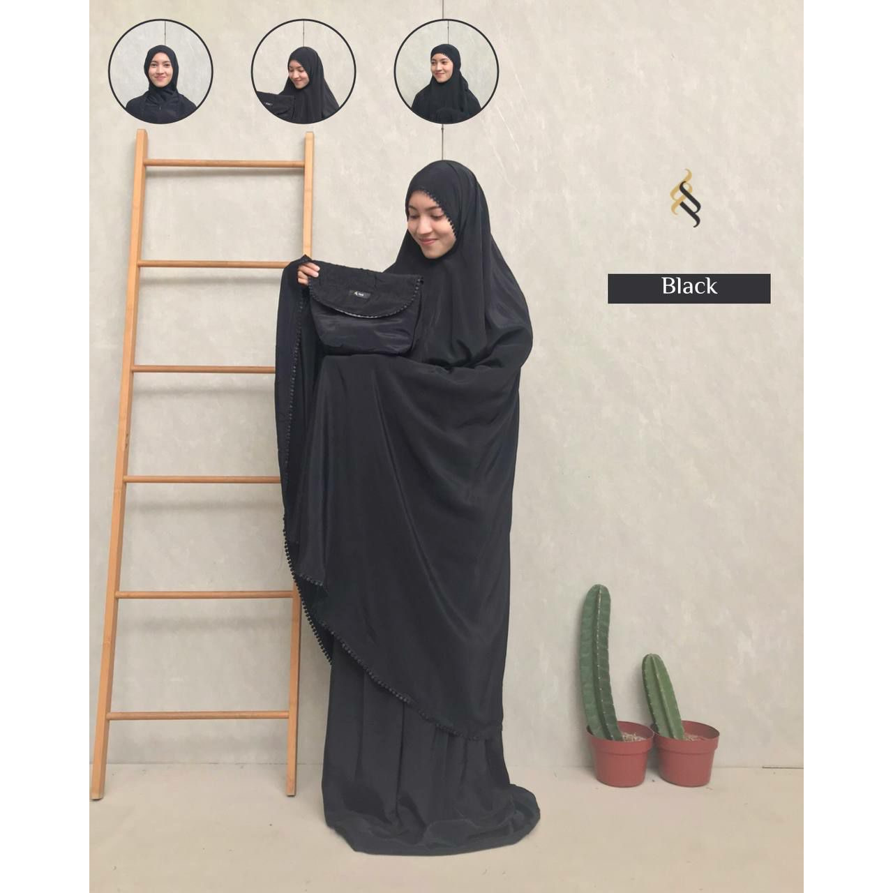 Mukena Talitha Black