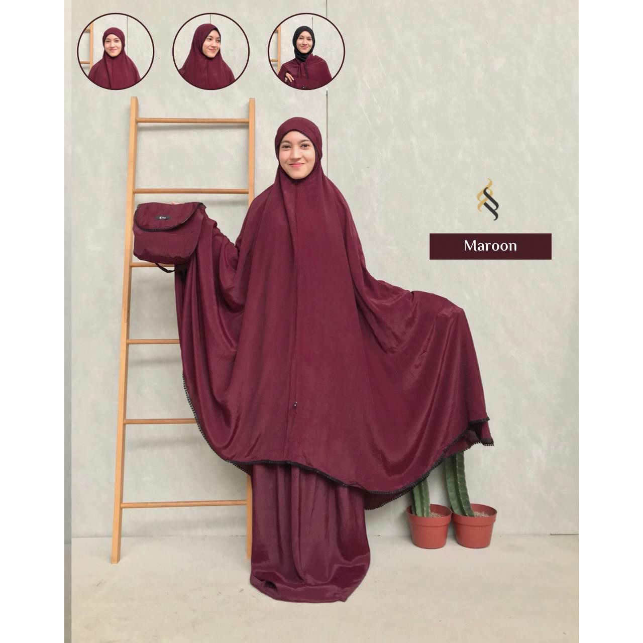 Mukena Talitha Maroon